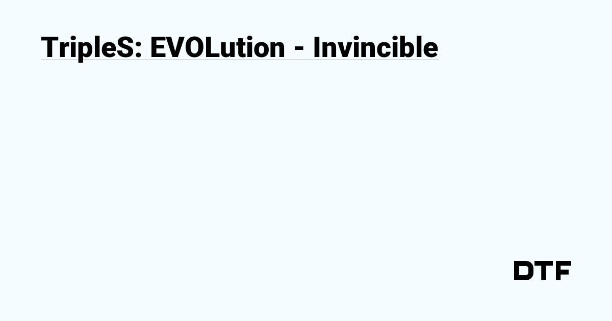 TripleS EVOLution Invincible The IDOL Girls на DTF