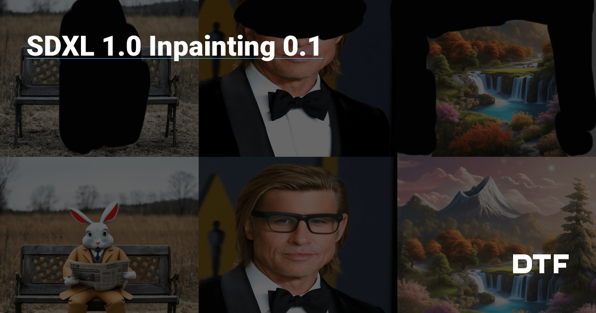 SDXL 1.0 Inpainting 0.1 — Ди Ди на DTF